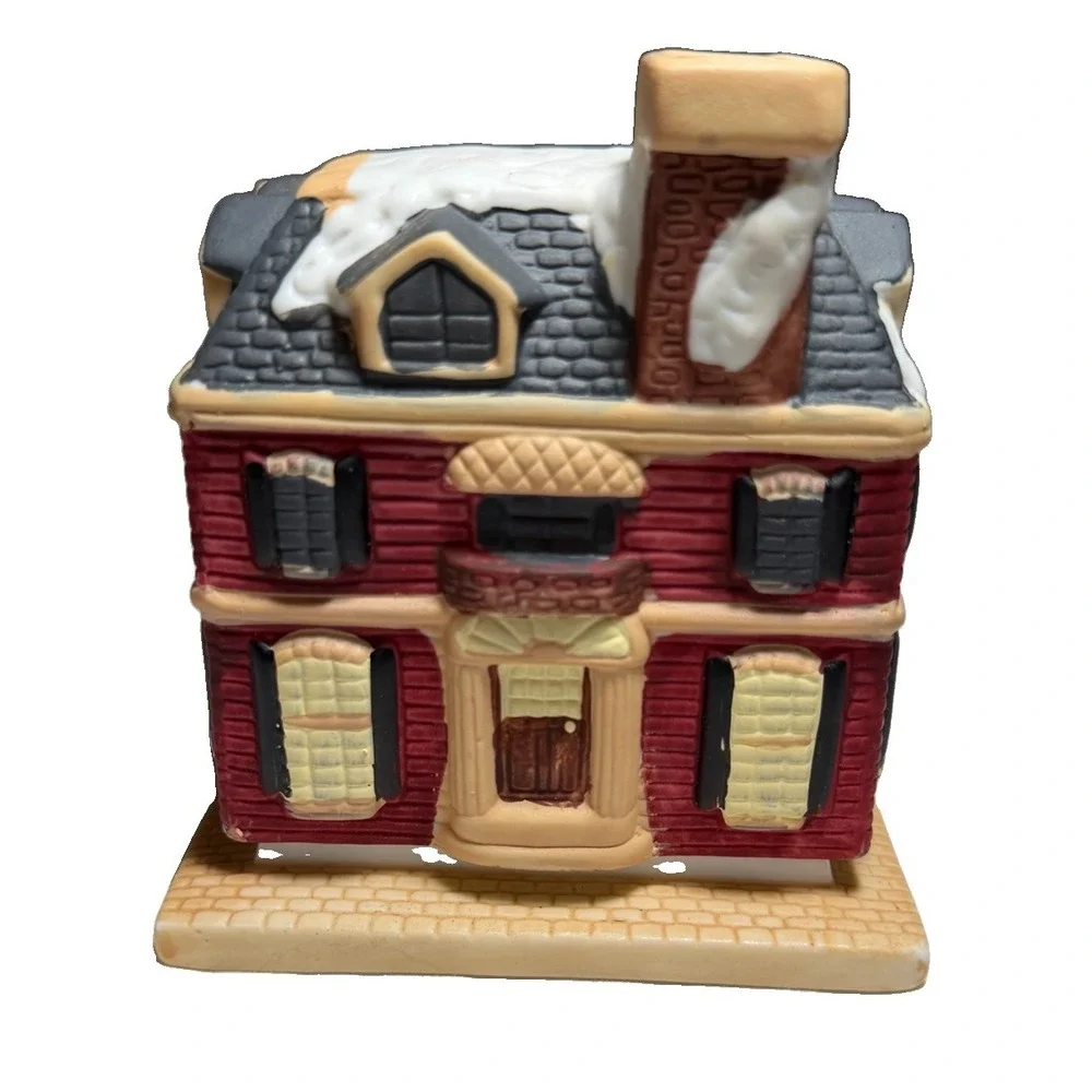 Vintage 1987 Claire Burke Christmas Memories Incense House Box Cones